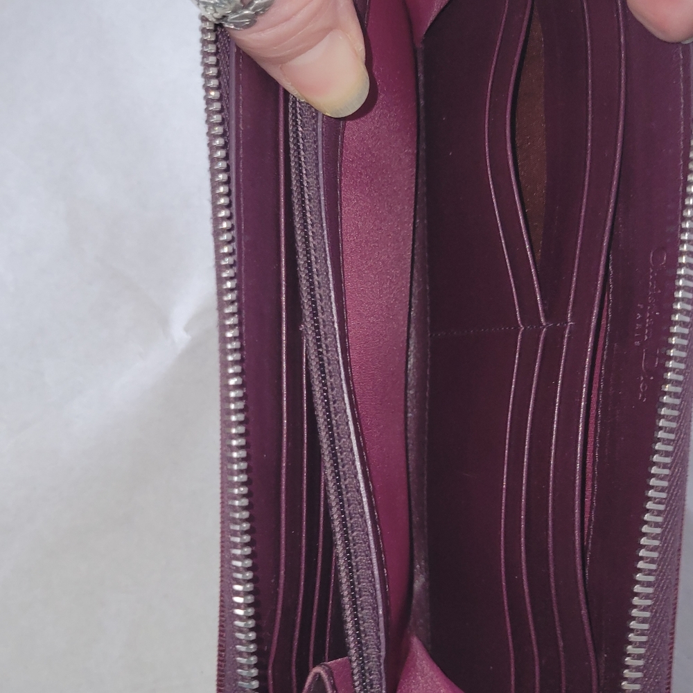 Dior Zippy purple long wallet - Picture 9 of 16